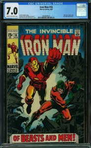 Iron Man #16 (1969) CGC 7.0 FVF