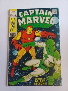 Captain Marvel #14 - Iron man - Gene Colan - 1969 - VG