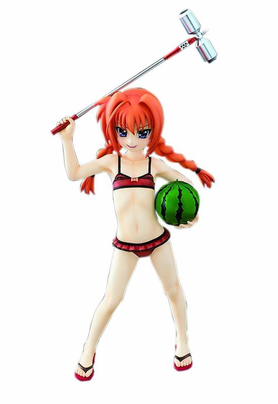 Vita Magical Girl Lyrical Nanoha The Movie 2nd A's Swimsuit PVC Statue - New!