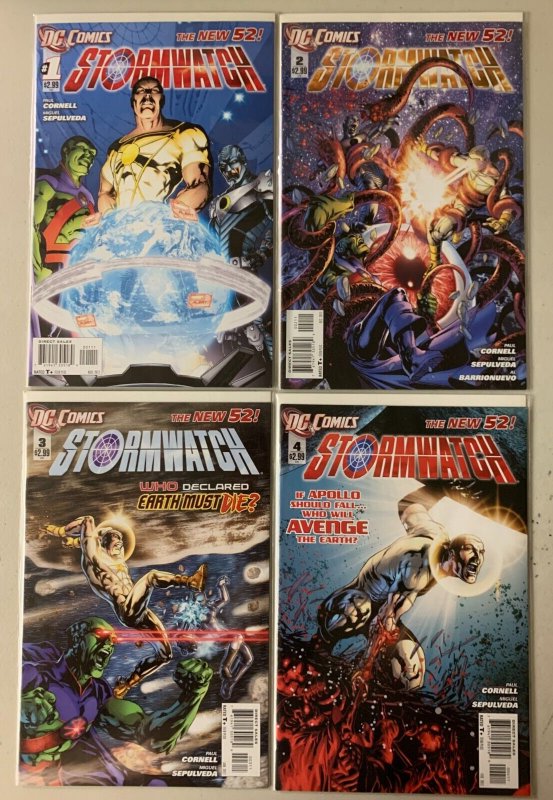 Stormwatch lot #1-4 DC 4 different books (8.0 VF) (2011 to 2012)