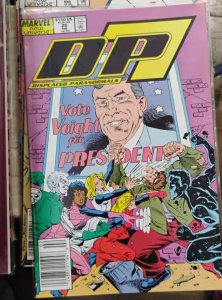 DP7 # 28 1989 MARVEL NEW UNIVERSE DISPLACED PARANORMALS  NEWSTAND VARIANT