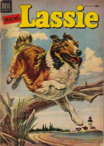 Lassie #17 GD ; Dell | low grade comic July 1954 MGM dog