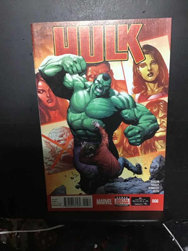 Hulk #6 Gary Frank Cover (2014) 2nd Doc Green aka omega Hulk! NM- Rare!