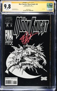 Marc Spector: Moon Knight (1994) # 60 (CGC 9.8 SS) Signed Stephen Platt