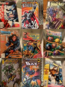 Lot of 9 Comics (See Description) The Strangers, Bloodshot, Steel, Stormwatch...