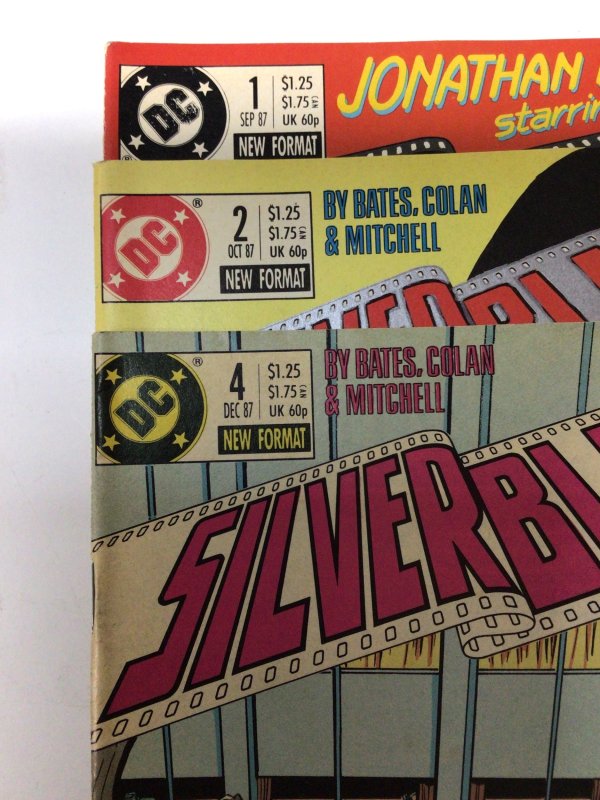 Silverblade #1, #2 & #4 (1987) DC Comics Lot of 3 bates colan Mitchell