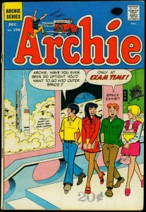 Archie #196 1969- Cricket O'Dell- Betty- Veronica- Apollo 11 cover VG-