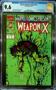 Marvel Comics Presents #73 (1991) - 9.6 - CGC Cert#4007869022