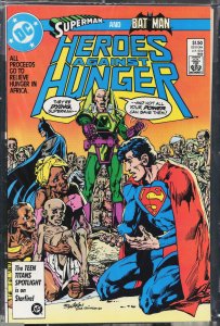 Heroes Against Hunger (1986) Superman