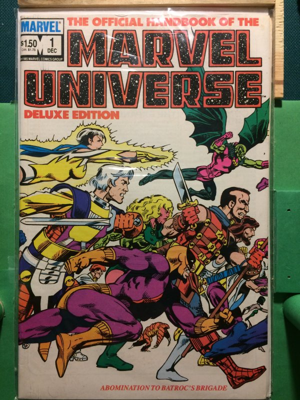 The Official Handbook of the Marvel Universe #1 Deluxe Edition