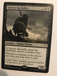 SPECIES SPECIALIST : Magic the Gathering MTG card; COMMANDER  2020, NM, Rare