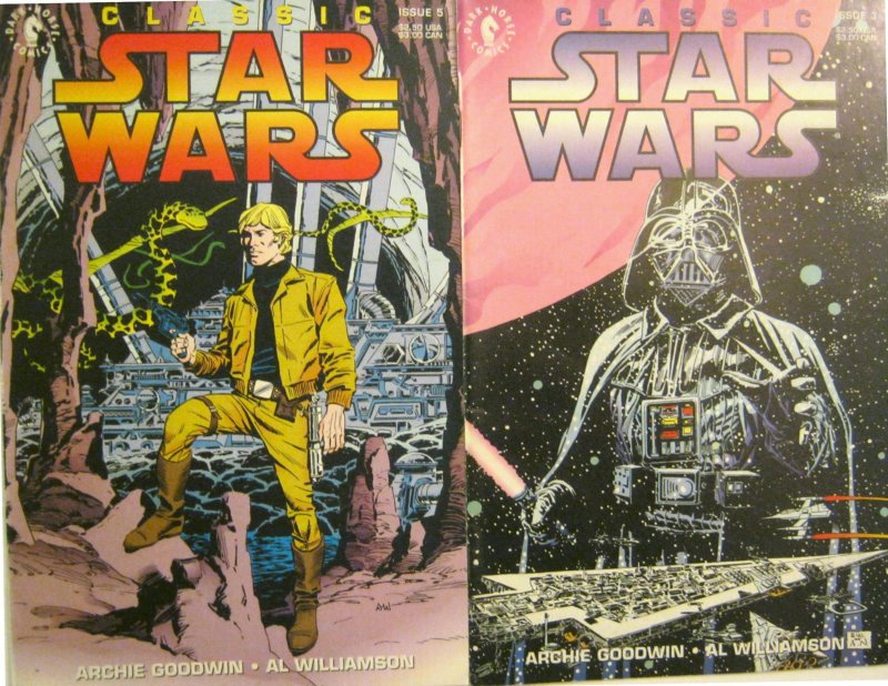 Classic Star Wars #1   3  &  5 (1992)
