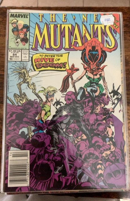 The New Mutants #84 Newsstand Edition (1989)