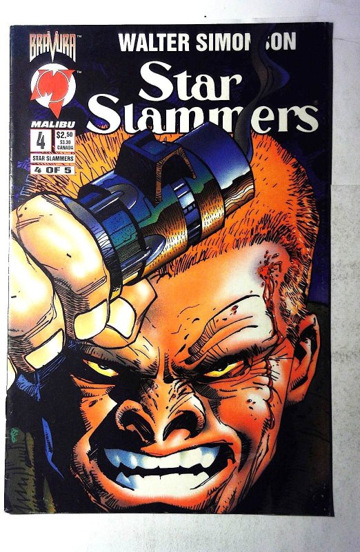 Star Slammers #4 (1995) Malibu Comics 1st Print Comic Book