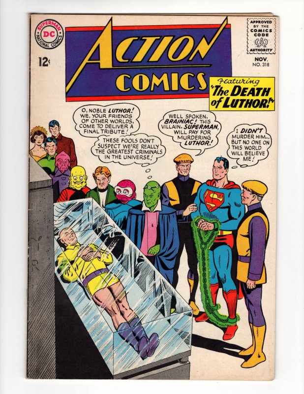 ACTION COMICS #318 (FN/VF) Silver Age DC Comics ID#40P