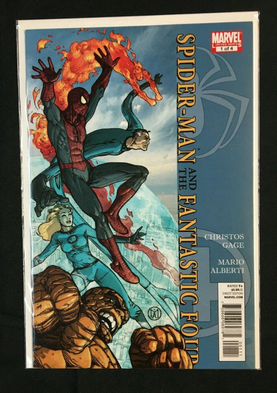 SPIDER-MAN FANTASTIC FOUR MINI SERIES COMICS LOT VG/NM