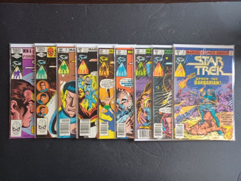 Star Trek #1-18 Complete Set - Marvel - 1980 - VF-VF/NM