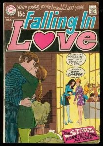 FALLING IN LOVE #110 1969-DC ROMANCE COMICS-HOT LIPS FN-