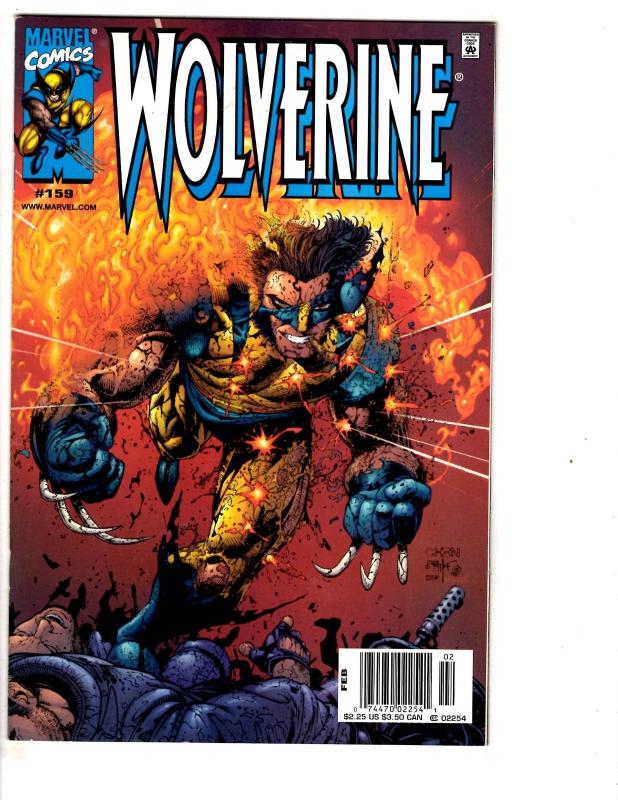 4 Wolverine Marvel Comic Books # 156 157 158 159 X-Men Spider-Man Liefeld WM1