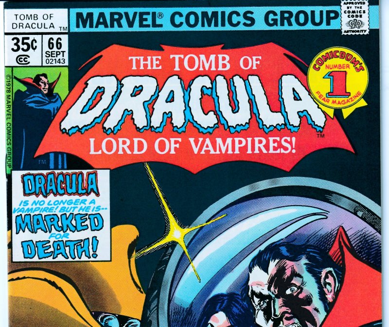 Tomb of Dracula(vol. 1) # 66 To Be Human With All Your Foes Against You !