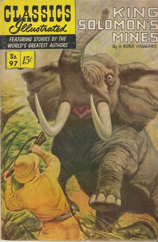 Classics Illustrated #97 (1952)  HRN 167  VG+ 4.5