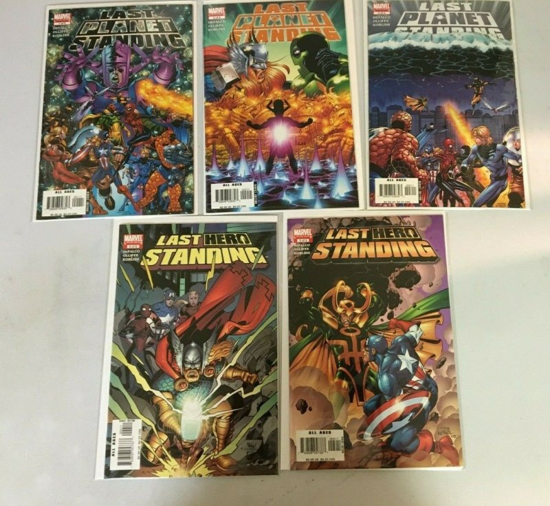 Last Hero Standing Set 1 5 Marvel 5 Different Books 6 0 Fn 05 Hipcomic