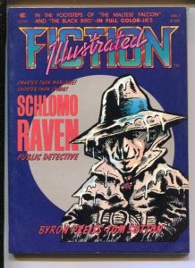 Fiction Illustrated #1 1976-Pyramid-1st issue-Schlomo Raven-Tom Sutton-digest...