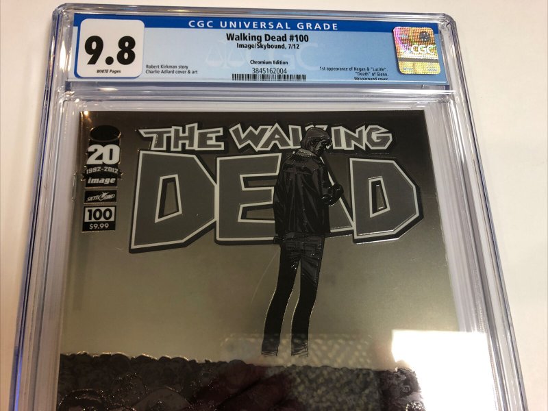 Walking Dead (2012) # 100 (CGC 9.8 WP) | 1st App Negan | Chromium Edition
