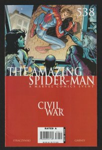 The Amazing Spider-Man #538 (2007) Marvel ~ Civil War