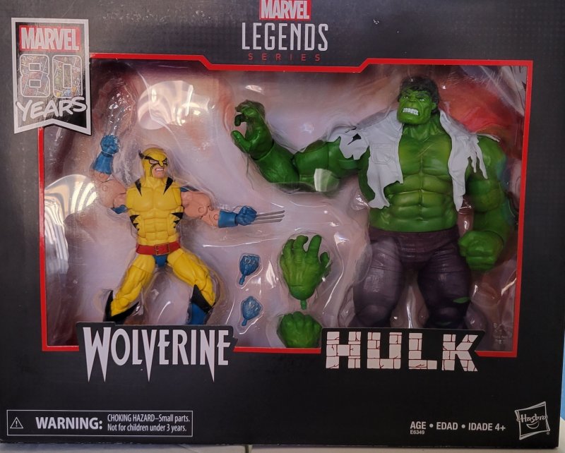 Marvel Legends: Wolverine vs Hulk