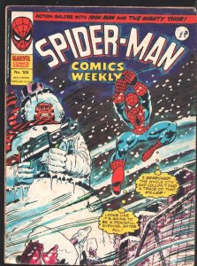 Spider-man Comics Weekly #105 1975-Kingpin-Thor-Jack Kirby-Iron Man-Gene Colan