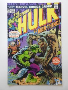 The Incredible Hulk #197 (1976) vs The Man-Thing! MVS Intact! Fine+ Condition!