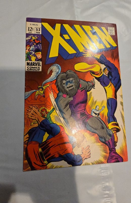 The X-Men #53 (1969) The rage of Blastarr Lee & Barry smith