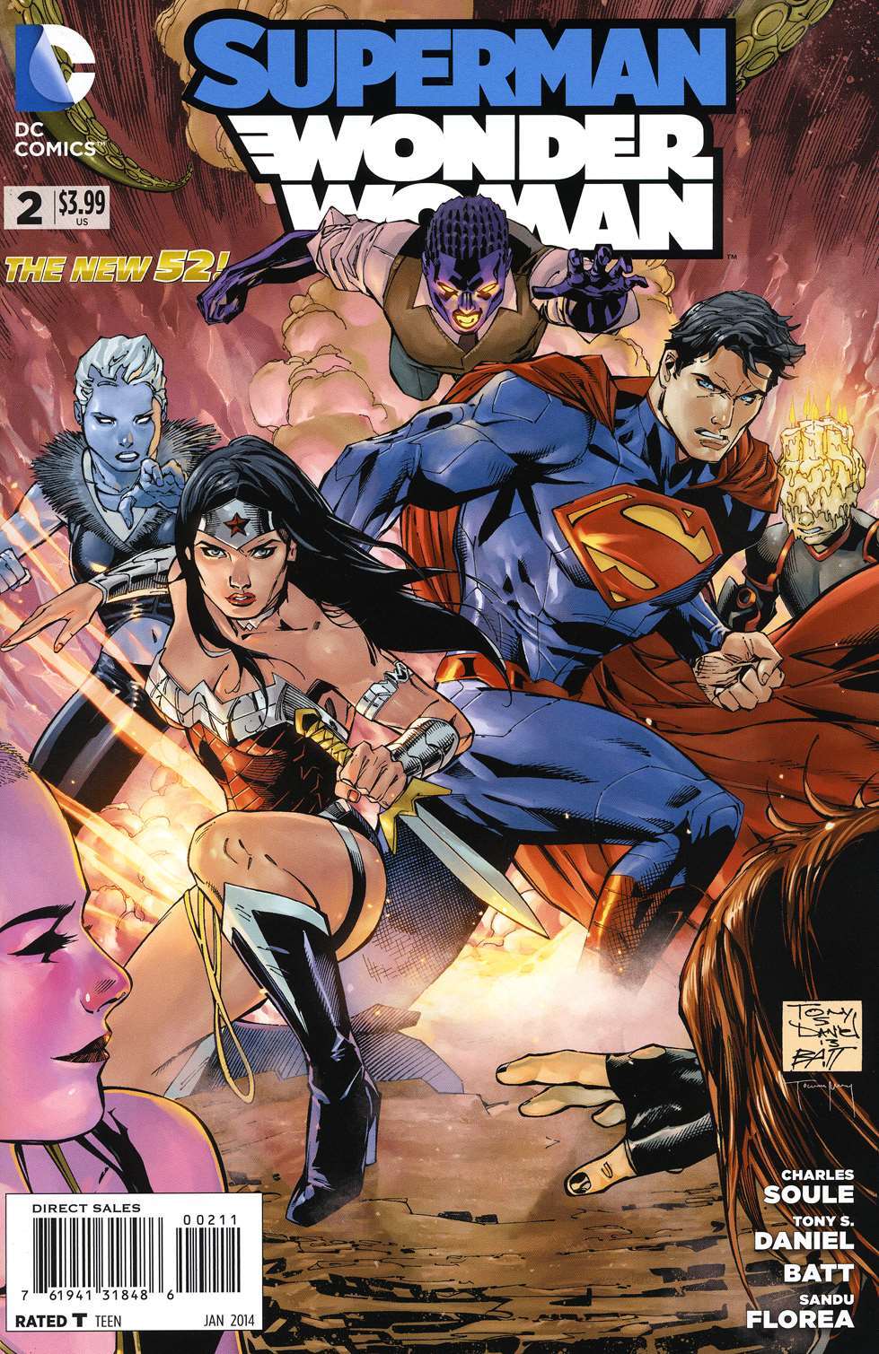 new 52 superman and wonder woman