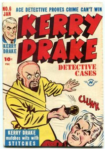 Kerry Drake Detective Cases #6 1948- Stiches- Lady Crime VF