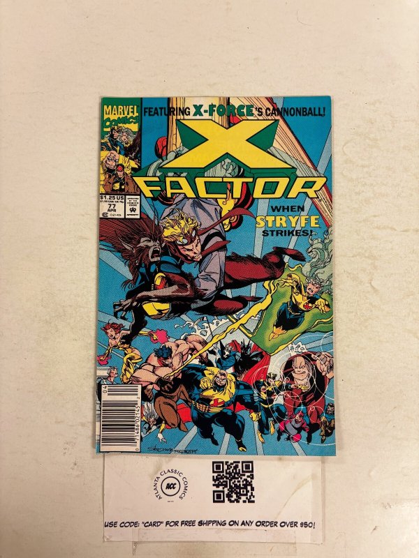 X-Factor #77 NM Marvel comic Books Havok Polaris Madrox Wolfsbane 20 HH108