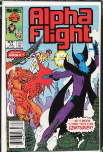 Alpha Flight #21 (1985) Alpha Flight