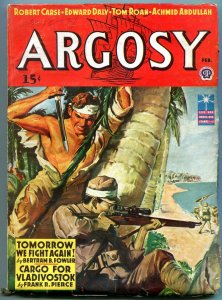 Argosy Pulp February 1943- Arthur Leo Zagat- Cargo or Vladivostok FN-