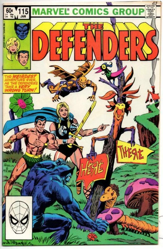 DEFENDERS #115, VF/NM, Sub-Mariner Dr Strange 1972 1983 Marvel