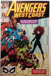 Avengers West Coast #48 (1989) Scarlet Witch