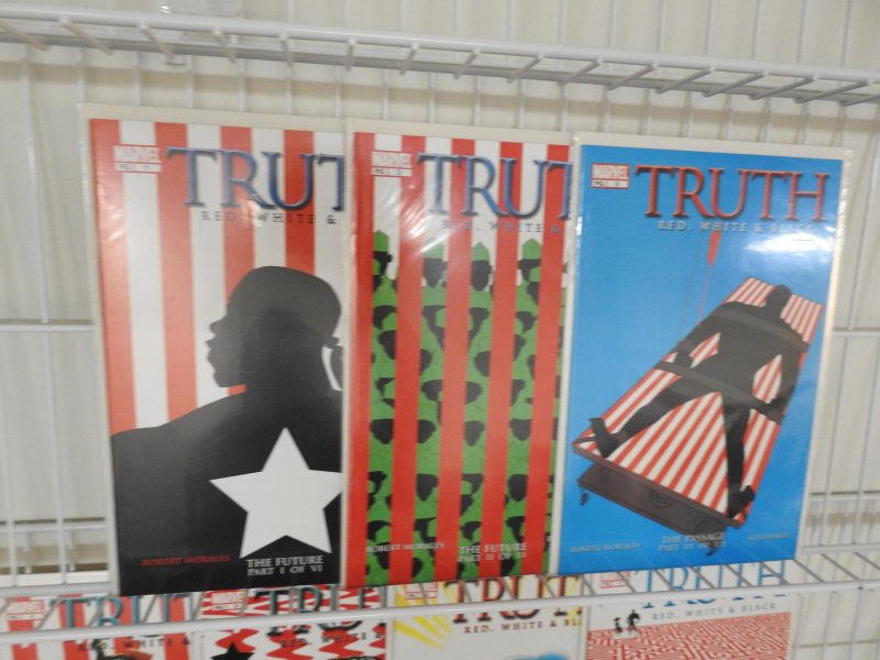 Truth: Red, White and Black #1-7 Complete Set Isaiah Bradley as Cap! Avg NM-!!