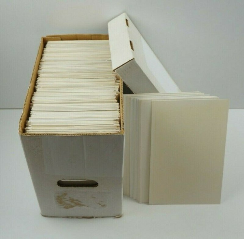 600 Backing Boards + Short Box + Lid - comic supplies backer lot packing protect
