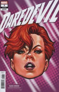 Daredevil (8th Series) #7A VF/NM ; Marvel | 669 Black Widow Headshot Variant