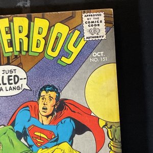 Superboy #151 (1949 DC) Neal Adams cover Silver Age 