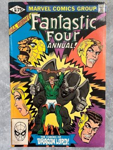 Fantastic Four Annual #16 (1981) Direct – 1st Dragon Lord Ditko Art G/VG Marvel