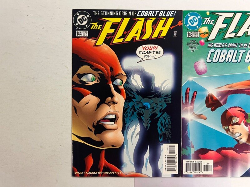 2 The Flash DC Comic Books # 143 144 Flash Batman Robin Wonder Woman 46 JS36