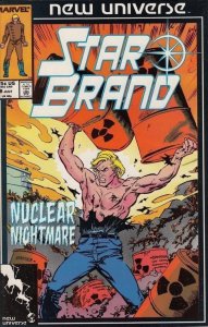 STAR BRAND #8, VF/NM, Nuclear Nightmare, Marvel, 1986 1987  more Marvel in store
