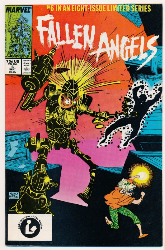 Fallen Angels (1987) #1-8 FN/VF Complete series