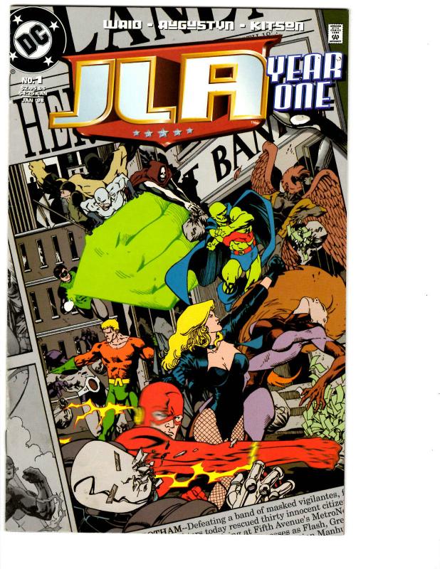12 JLA Year One DC Comic Books # 1 2 3 4 5 6 7 8 9 10 11 12 Superman Flash BH12