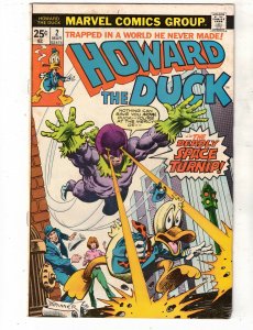 Howard the Duck #2 1976 Brunner Art 2nd solo H.T. Duck VF+ BEANTOWN CERTIFICATE!